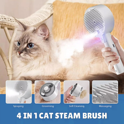 4 In 1 Cat Steam Brush