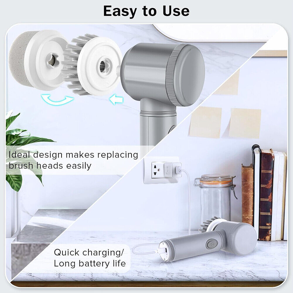 Cleaning Brush Spin Scrubber Turbo Scrub Cleaner