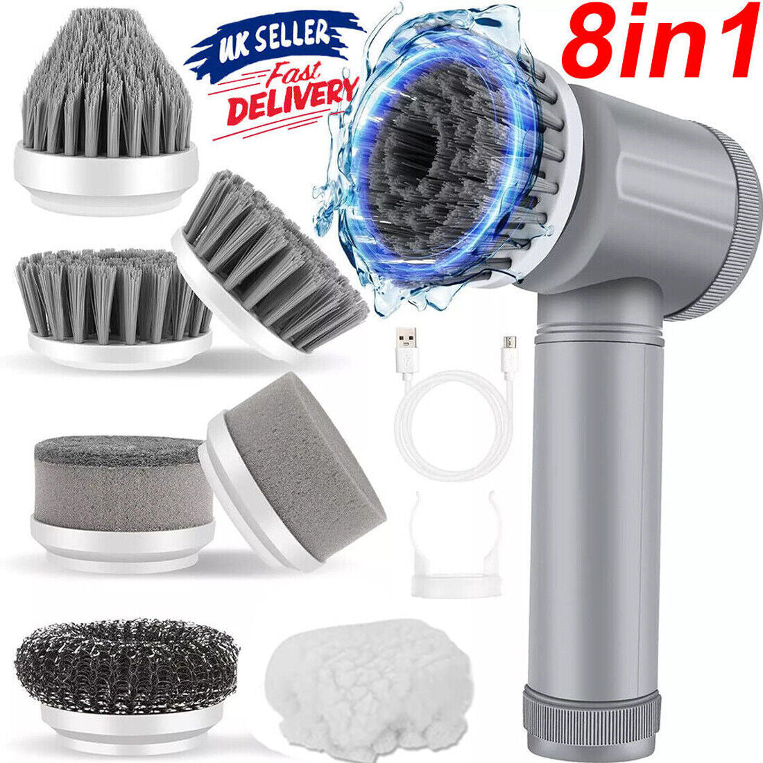 Cleaning Brush Spin Scrubber Turbo Scrub Cleaner
