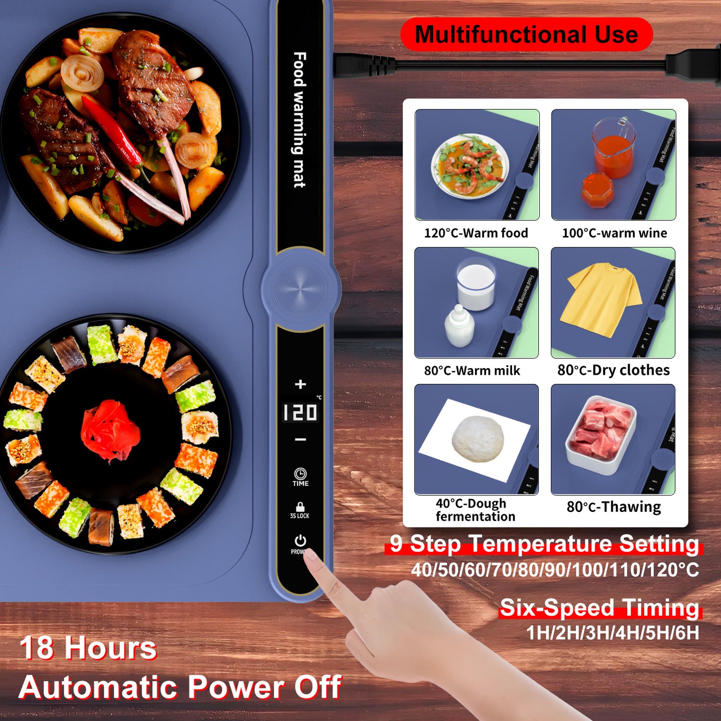 Foldable Heating Plate Mat