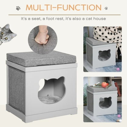 PawHut Cat House Bed Kitten