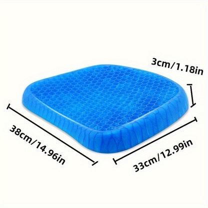 Honeycomb Breathable Gel Seat Cushion Double Thick Egg Sitting Pad Mat Non-Slip