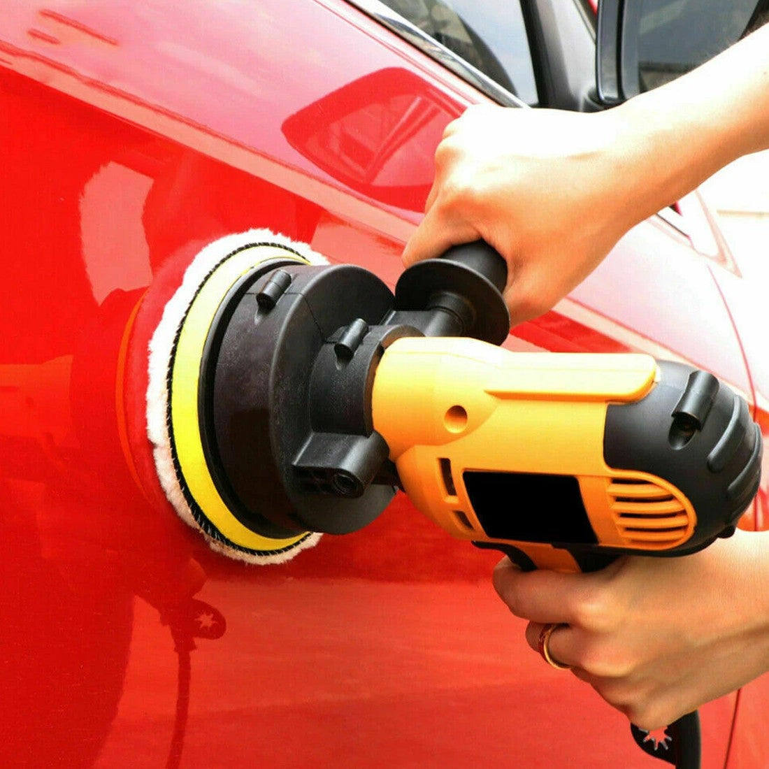 31Pcs Electric Polisher Buffer Sander Car Polisher With Polishing Sponge Kit