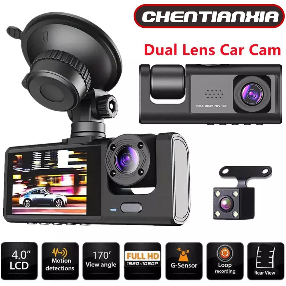 1080P Dual Lens Car Dash