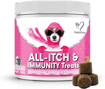 NutriPaw All-Itch Immunity Treats for Dogs